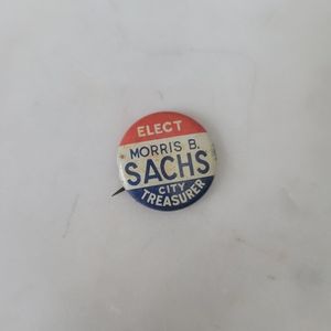 Vintage Morris b Sachs 1955 button